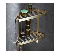 JKJZSALJ Floating Shelves Shower Caddy Kitchen Shelves Draining Rack Brushed Gold Wall Mount Bathroom Shelves Cosmetics Shampoo Conditioner Organizer Sh,Dg20,0754k