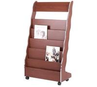 JKJZSALJ Floor-Standing Magazine Rack Information Rack,Magazine Storage Rack,Publicity Display Rack,Easy To Move Information Rack