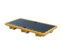 JKJZSALJ Industrial Oil Spill Containment Tray - Leakproof, Anti-Slip, Stackable & Modular Solution For Factories, Garages & Workshops - Essential Safety Equipment,51.18x26.77x5.91in/130x68x15CM