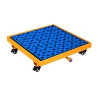 JKJZSALJ Leakproof Industrial Oil Drum Spill Containment Tray With Drain Outlet, Stackable Design For Garage & Warehouse Safety, Essential Spill Control Solution,A,125x65x15CM/49.22x25.6x5.91in