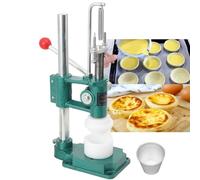 JKJZSALJ Manual Tart Shell Maker With Press Tool For Baking Custard Tarts And Waffles, Commercial Grade Mold For Easy Homemade Desserts,S06024