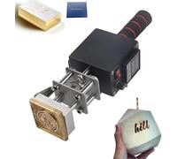 JKJZSALJ Portable Hot Stamping Machine For Leather, Digital 0-400°C Adjustable Temperature Control, 500W Creasing Tool With Removable Heating Plate, Ideals For Diy Crafts,8 * 10Cm