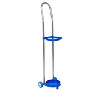 JKJZSALJ Portable Oxygen Tank Holder On Wheels, Movable Nitrogen/Oxygen Cylinder Cart For Factory/Homes/Hospital, 34In 40In Gas Storage Stand Shelf,102Cm,102cm