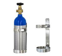 JKJZSALJ Wall Mount Oxygen Tank Holder Propane Tank Bracket, Single Fixed Oxygen Cylinder Storage Rack,Dia 12Cm,Dia 12cm