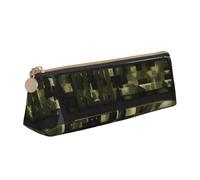 Jkkghll Army Digital Camouflage Print School Casual Pencil Case Slim Pouch Higher Capacity Pens Artist Student Teenager