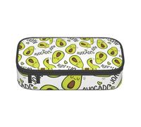 Jkkghll Cartoon Pears Print Stylish School Pencil Case 8.3 X 2 X 3.7 in Multi Functional Storage Bag Student