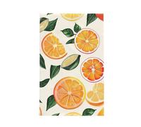 Jkkghll Citrus Fruit Pattern Print Home Bath Travel Camping Reusable Kitchen Towel Quick-Dry For Soft Cleaning Cloth