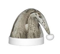 Jkkghll Cute Llama Print Children's Christmas Hat Holiday Accessories Soft Warm Xmas Hats Winter Party