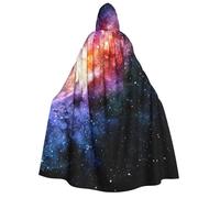 Jkkghll Galaxy In The Universe Print Hooded Cloak Unisex Adult For Halloween Christmas And Carnival Theme Parties
