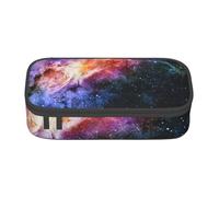 Jkkghll Galaxy in The Universe Print Stylish School Pencil Case 8.3 X 2 X 3.7 in Multi Functional Storage Bag Student