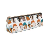 Jkkghll Guinea Pig Illustration Print School Casual Pencil Case Slim Pouch Higher Capacity Pens Artist Student Teenager