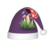 Jkkghll Magic Red Mushroom Print Children's Christmas Hat Holiday Accessories Soft Warm Xmas Hats Winter Party