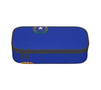 Jkkghll Nevada State Flag Print Stylish School Pencil Case 8.3 X 2 X 3.7 in Multi Functional Storage Bag Student