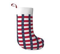 Jkkghll North Carolina State Flag Print Christmas Stocking For Girls Boys Holiday Decor Fireplace Family Party Stockings