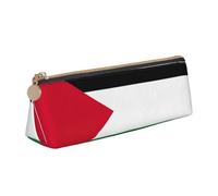 Jkkghll Palestine Flag Print School Casual Pencil Case Slim Pouch Higher Capacity Pens Artist Student Teenager
