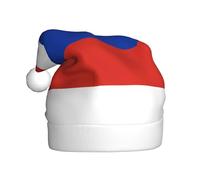 Jkkghll Russian flag Print Christmas Hat for Men Women and Kids Xmas Cap Party Costume Festive Accessory