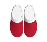 Jkkghll Texas State Flag Print Cozy Flannel Slippers Warm Anti-Pilling Indoor Outdoor TPR Sole Stylish Daily Use