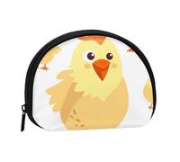 JKLQWC Chicken Chick Printed Coin Purse for Women Cute Small Change Wallet Mini Coin Purses Pouch with Zipper