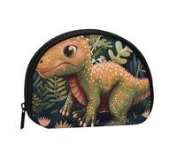 JKLQWC Cute Dinosaur Printed Coin Purse for Women Cute Small Change Wallet Mini Coin Purses Pouch with Zipper