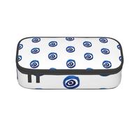 JKLQWC Evil Eyes Printed Pencil Case Cute Pen Pencil Box Bag Large Capacity Compartment Zipper Pencil Pouch Organizer for Office School Travel