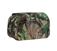 JKLQWC Hardwoods Green Camouflage Prints Pencil Case for Kids Men Women, Two Layers Large Capacity Pencil Pouch Makeup Bag Organizer for Office School Travel