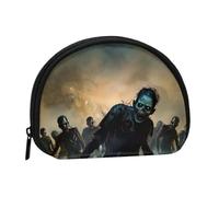 JKLQWC Many Zombie Printed Coin Purse for Women Cute Small Change Wallet Mini Coin Purses Pouch with Zipper