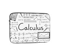JKLQWC Math Geometry G alculus Printed Laptop Sleeve for Men Women 10 inch Shockproof Laptop Case Bag for Travel Office School