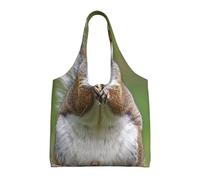 JKLQWC Red Squirrel Printed Tote Bag for Women Canvas Shopping Bag Reusable Grocery Cloth Bag Shoulder Bag for Work Travel Shopping College School