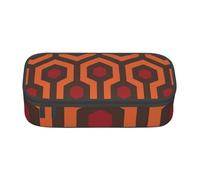 JKLQWC Shining Overlook Printed Pencil Case Cute Pen Pencil Box Bag Large Capacity Compartment Zipper Pencil Pouch Organizer for Office School Travel