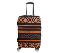 JKLQWH African Mud Cloth Tribal Luggage Cover Personalization Suitcase Covers Protector Elastic Washable Baggage Cover Anti-Scratch For Traveling, Aircraft Consignment, style, XL