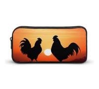 JKLQWH Animal Chickens Pencil Case Large Capacity Makeup Bag Portable Pencil Pouch For Office Supplies Travel Cosmetic Bags