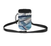 JKLQWH Bluefin Tuna Thunnus Printed Pet Training Package Dog Walking Fanny Pack Dog Training Treat Pouch Portable Pet Pocket Puppy Treat Bag Pets Outdoor