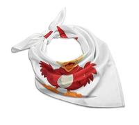 JKLQWH Chicken Wearing Hat Head Scarf For Women Fashion Lightweight Multi-Purpose Square Handkerchief, Head Scarf Soft And Breathable Hair Scarf For Leisure Beach Party, Style, 25"x25"
