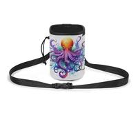 JKLQWH Colorful Octopus Printed Pet Training Package Dog Walking Fanny Pack Dog Training Treat Pouch Portable Pet Pocket Puppy Treat Bag Pets Outdoor