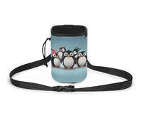 JKLQWH Cute Penguins Printed Pet Training Package Dog Walking Fanny Pack Dog Training Treat Pouch Portable Pet Pocket Puppy Treat Bag Pets Outdoor