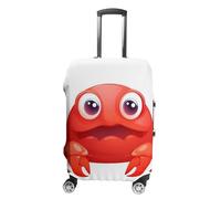 JKLQWH Cute Red Crab Luggage Cover Personalization Suitcase Covers Protector Elastic Washable Baggage Cover Anti-Scratch For Traveling, Aircraft Consignment, style, Small