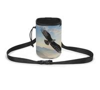 JKLQWH Eagle Mountains Printed Pet Training Package Dog Walking Fanny Pack Dog Training Treat Pouch Portable Pet Pocket Puppy Treat Bag Pets Outdoor