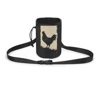 JKLQWH Farmhouse Chicken Printed Pet Training Package Dog Walking Fanny Pack Dog Training Treat Pouch Portable Pet Pocket Puppy Treat Bag Pets Outdoor