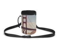 JKLQWH Golden Gate Bridge Printed Pet Training Package Dog Walking Fanny Pack Dog Training Treat Pouch Portable Pet Pocket Puppy Treat Bag Pets Outdoor