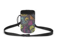 JKLQWH Graffiti Skateboard Printed Pet Training Package Dog Walking Fanny Pack Dog Training Treat Pouch Portable Pet Pocket Puppy Treat Bag Pets Outdoor