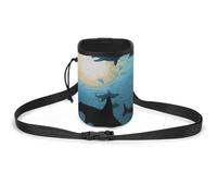 JKLQWH Hammerhead Sharks Printed Pet Training Package Dog Walking Fanny Pack Dog Training Treat Pouch Portable Pet Pocket Puppy Treat Bag Pets Outdoor