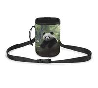 JKLQWH Lovely Panda Printed Pet Training Package Dog Walking Fanny Pack Dog Training Treat Pouch Portable Pet Pocket Puppy Treat Bag Pets Outdoor