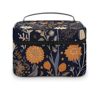 JKLQWH Makeup Bag Decorated with Stars Printed Large Capacity Travel Make Up Bag for Cosmetics Vertical Storage Water-Resistant Leather Toiletry Organizer Skincare Makeup Organizer Bag, Decorated with