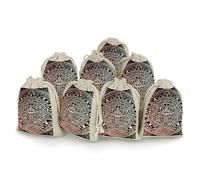 JKLQWH Mayan Calendar End Of The World 8 Pack Cotton Drawstring Bags Cotton Hemp Bunches Pocket Reusable Jewelry Pouches Portable Gift Wrap Bags Muslin Bags Christmas Gifts Candy Bags