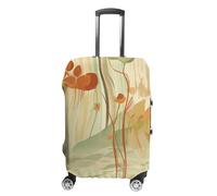 JKLQWH Orange Line Art Luggage Cover Personalization Suitcase Covers Protector Elastic Washable Baggage Cover Anti-Scratch For Traveling, Aircraft Consignment, style, XL