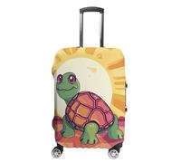 JKLQWH Turtle in The Sun Luggage Cover Personalization Suitcase Covers Protector Elastic Washable Baggage Cover Anti-Scratch For Traveling, Aircraft Consignment, style, L