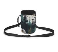 JKLQWH Wilderness Nature Camping Printed Pet Training Package Dog Walking Fanny Pack Dog Training Treat Pouch Portable Pet Pocket Puppy Treat Bag Pets Outdoor
