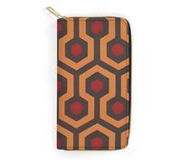 JKLQWH Womens Wallet Shining Overlookprinted Long Slim Card Holder Case Minimalist Coin Purse Zip Clutch Wallets for Dult Coin Purse, Shining Overlook, 19.7x10.5cm