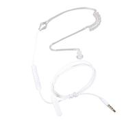 jklymm 1.25m Single Ear Earphone 3.5mm Microphone Control and Radiation Protections Safe on Various Devices Without Radiation for Sports Earphone