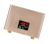 jklymm 5500W Electric Tankless Water Heater with LED Display and Remote Control for Under Sink Fast Heating Hot Systems Tankless Heater